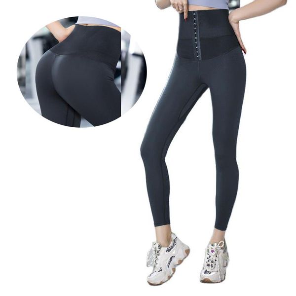 

yoga outfit butt-lifting gym pants high waist corset stretch sports leggings sport women jogging wear