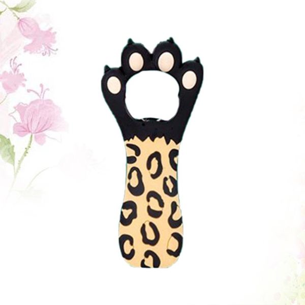 

cat shape bottle opener creative portable cap lifter party supplies gift for home bar office - black leopard mugs