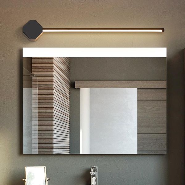 

wall lamp nordic simplicity led for bathroom mounted mirror before lights black white 40cm 60cm 80cm kitchen fixtures wandlamp