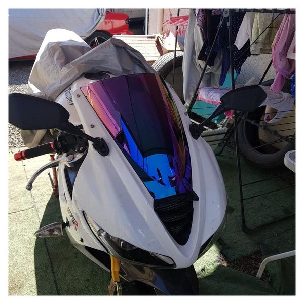 

motorcycle windshield windscreen for daytona 675r 675 r 2009 2010 2011 2012 screen deflectors smoke iridium