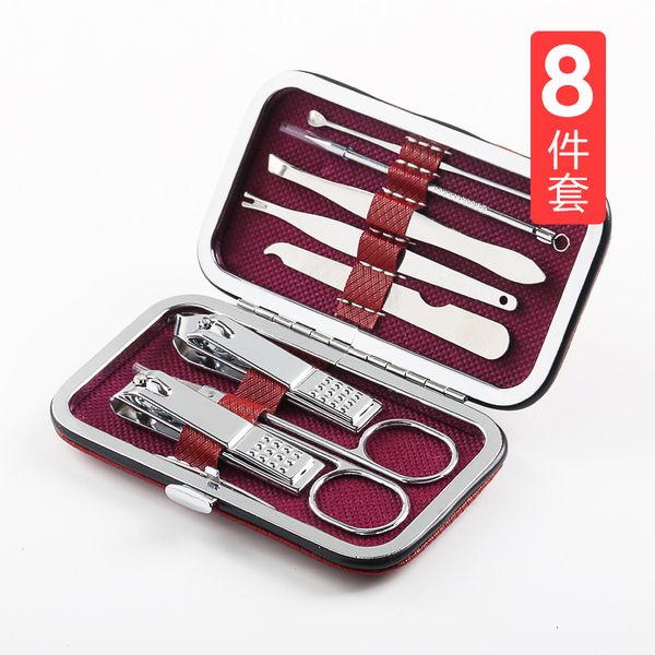 

tool large nail 8 piece manicure clipper household set