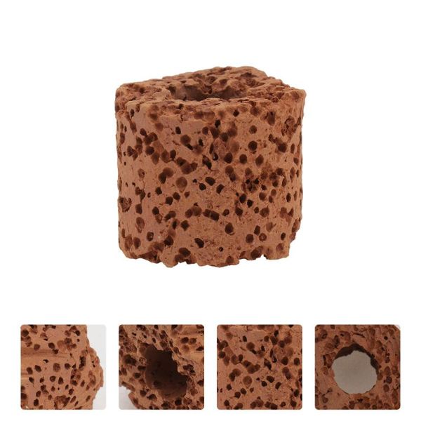 

grow lights 30pcs durable water plant fixed tool gravity ring decor pottery holder(dark red)