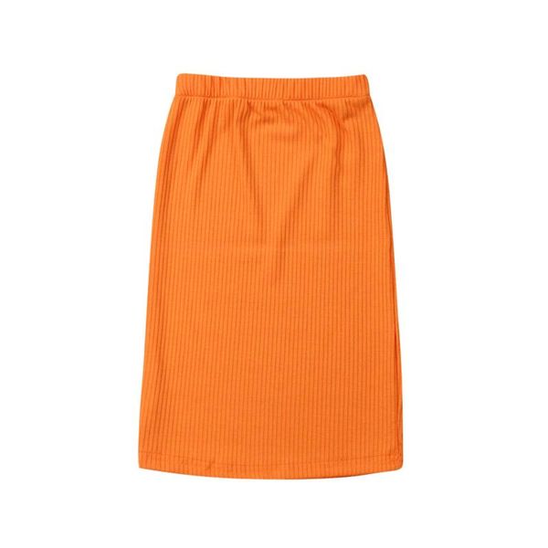

skirts toddler kids baby girls solid knitted cotton slim hip short skirt fashion formal party clothes, Blue