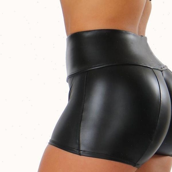 

women legging cropped leggings sport fitness leather black stretch high waist short gym sportwear pants f