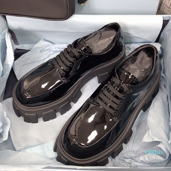 

100% leather 2021 women dress shoes white red casual sneakers platform bottoms designers outdoor fashion ladies luxurys, Black