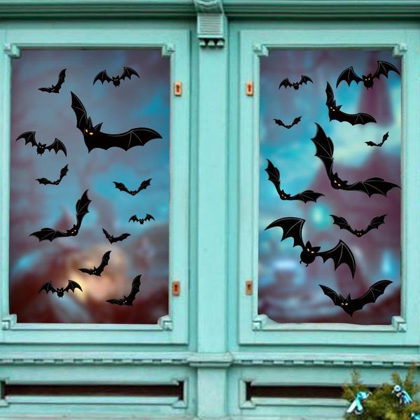 

window stickers halloween clings themes pvc wall decals for home party decoration in stock