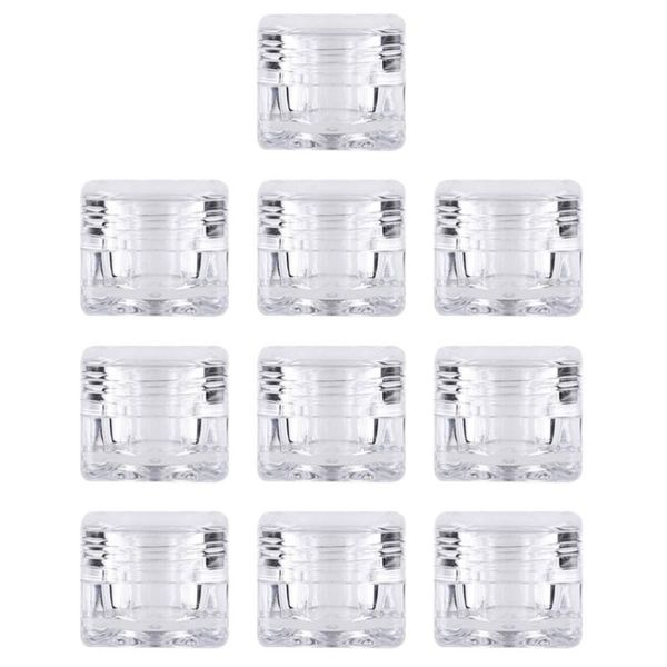 

storage bottles & jars 10pcs 5g cream portable cosmetic dispenser refillable