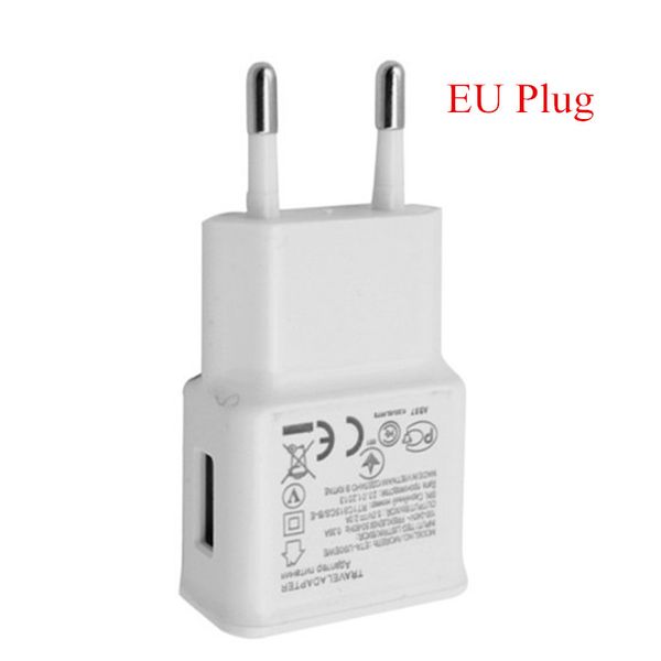 5 V 2A USA UE Plug Wall Viaggio USB Caricabatterie adattatore per Samsung Galaxy S5 S4 S6 Nota 3 2 per iPhone 7 6 5 HTC Huawei Xiaomi UF566