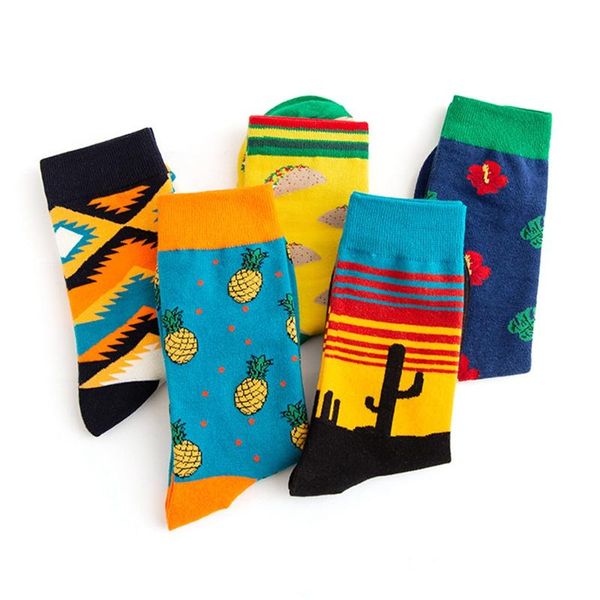 

sports socks women streetwear hip hop fashion custom colored harajuku colorful funny long warm sock, Black