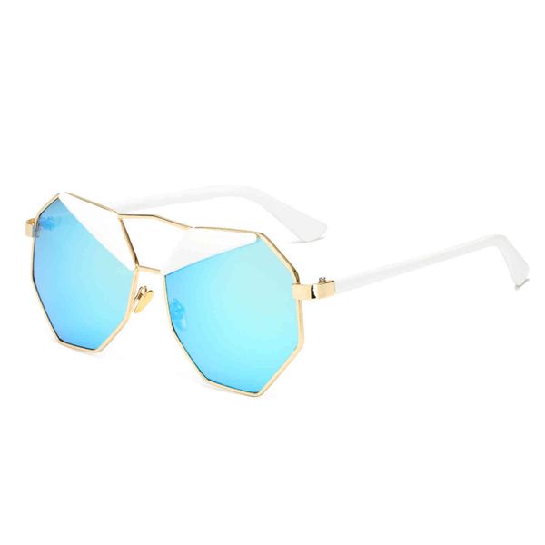 

fashion retro polygon colorful sunglass for women classic outdoor sports driving beach uv400 sunglass eyewear shady7qp, White;black