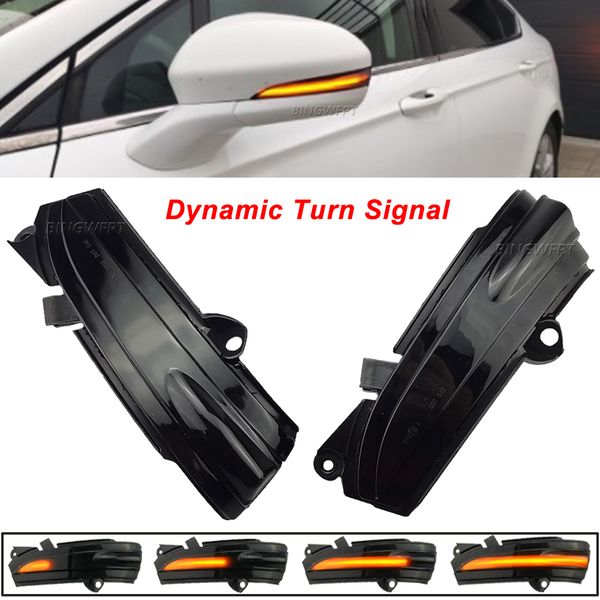 

dynamic blinker for ford mondeo mk5 2014-2019 mk v 5 led turn signal light side lamp 2015 2016 2017 2018