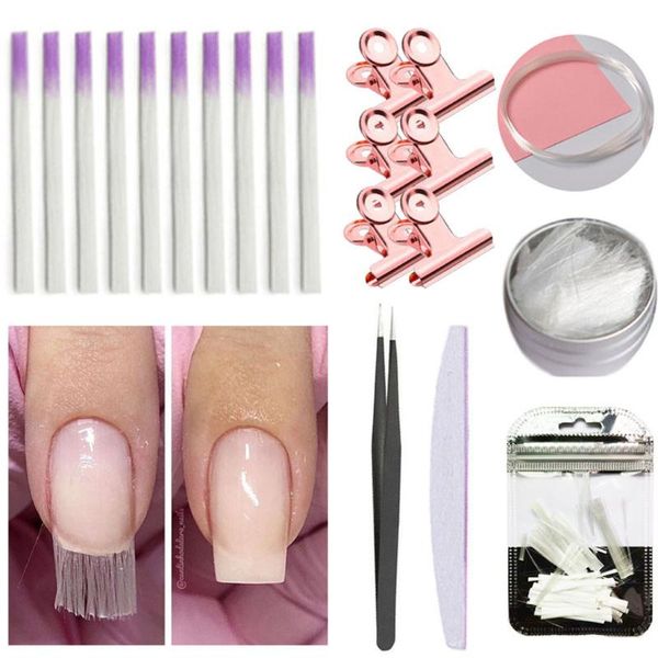 

nail art kits fibernails fiber glass to acrylic salon fiberglass for extension set gel