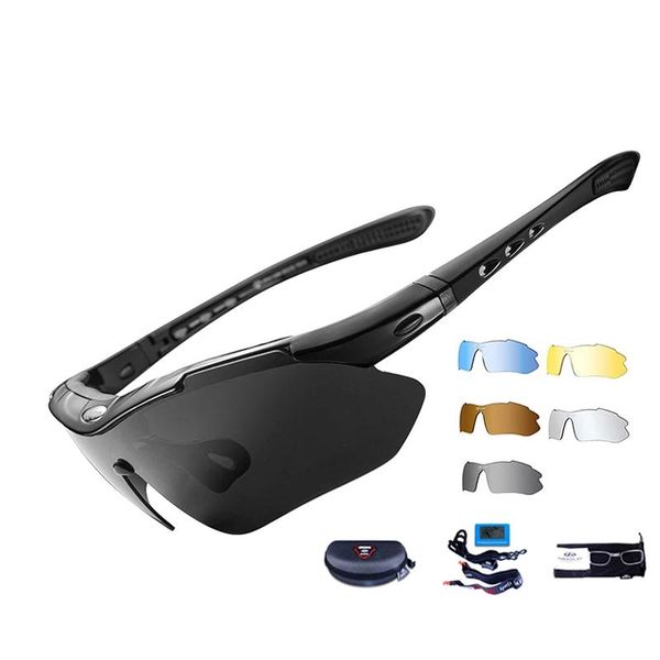 

outdoor eyewear 2021 uv400 polarized bike glasses man motorcycle road yellow tactical sport sunglasses cycling goggle 5 lenses