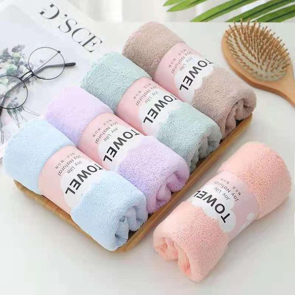 

coral wool towel.superfine fiber.soft.comfortable.a towel that absorbs water well.home and the outdoors.good