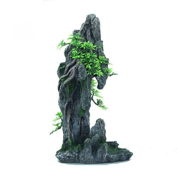 

decorations large fish tank decoration landscaping simulation resin crafts aquarium rockery ornaments waterscape background accessories