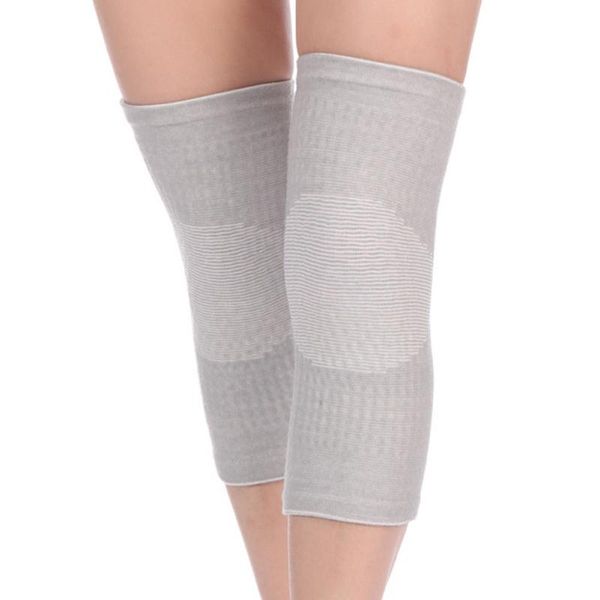 

elbow & knee pads 1 pair anti-slip self-heating elastic knitted warm brace for arthritis joint pain relief and recovery support, Black;gray