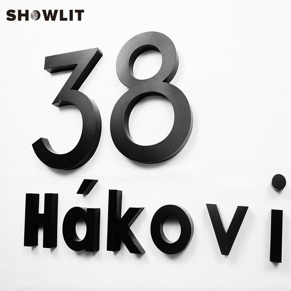 

wall mounted outside black mordern house numbers other door hardware