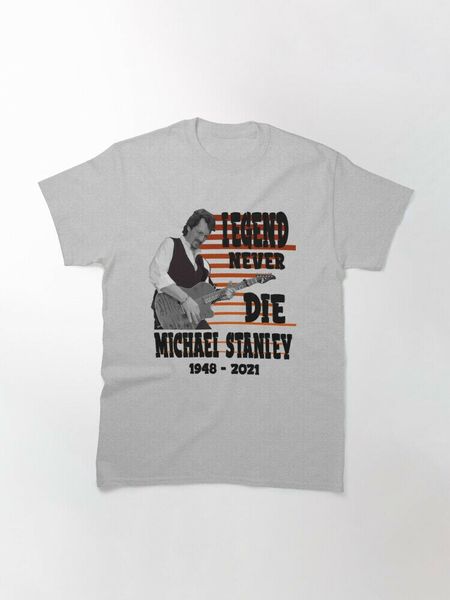 

michael stanley official t-shirt gift for fans, White;black
