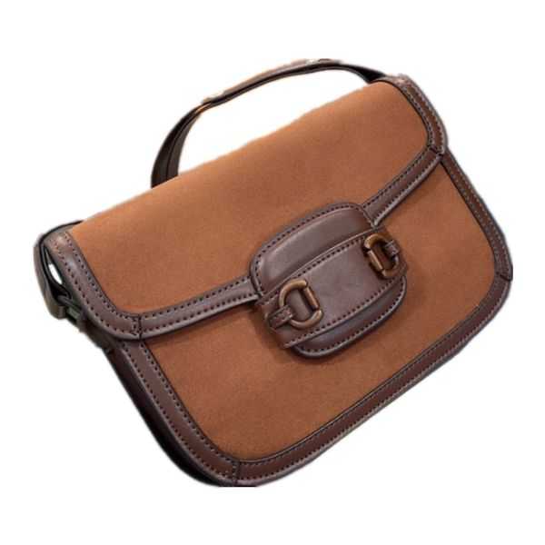 

designer horsebit g logo bag stylish velour cowhide flap shoulder belt bags luxury boutique women's wallets lady leather purse fanny pa