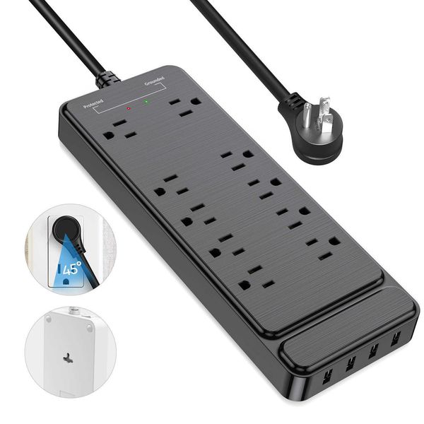 

surge protector wall usb socket large spacing row plug american gauge lightning protection