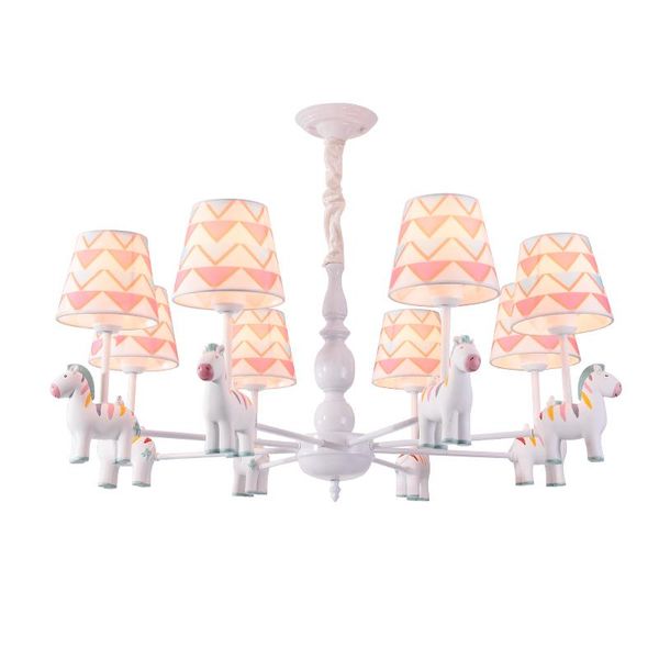 

pendant lamps kids bedroom decor lights led nordic lamp pink princess childrens room carousel shape indoor lighting ceiling hanglamp