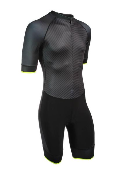 

racing sets 2021 triathlon suit quality bicycle short set all in one sleeve speedsuit clothing, Black;blue