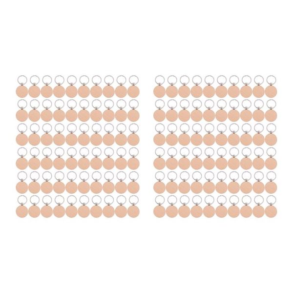 

hooks & rails 120pcs blank round wooden key chain diy wood keychains tags can engrave gifts