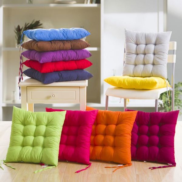 

cushion/decorative pillow square chair soft pad thicker seat cushion for dining patio home office indoor outdoor garden sofa buttocks drop