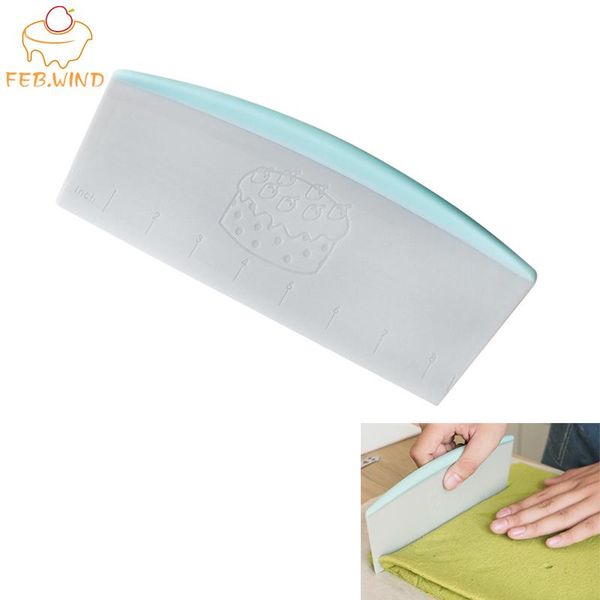 

baking & pastry tools plastic pizza/dough cutter tall cake scraper bench incing smoother tool big buttercream c018