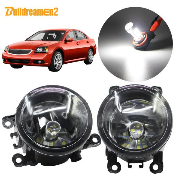 

other lighting system buildreamen2 for mitsubishi galant dj_ ed_ ef_ saloon car h11 fog light kit lampshade + lamp drl 12v 2003 2004 2005 20