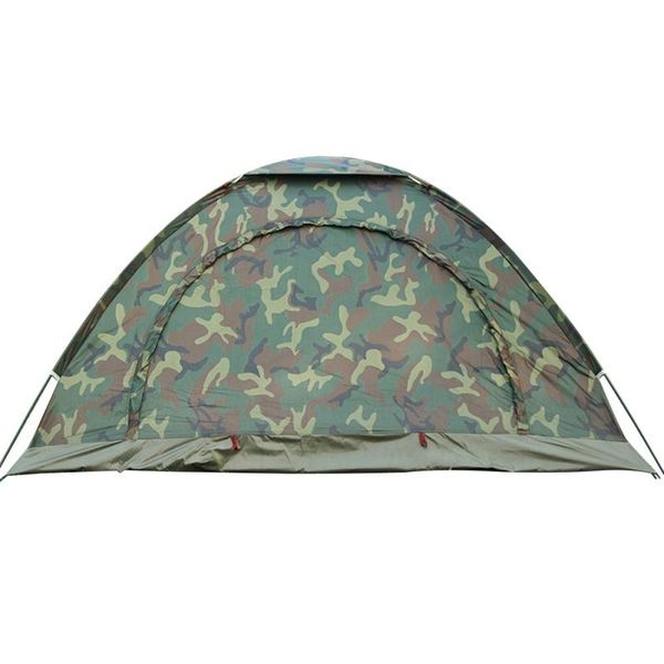 

1-4 person portable camping camouflage tent outdoor recreation double couple sun shade ultraviolet-proof tents and shelters