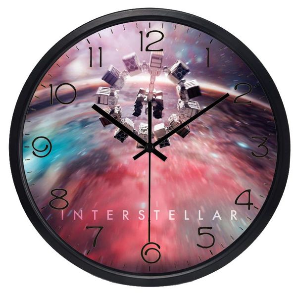 

wall clocks interstellar in the space clock home decoration stars fans