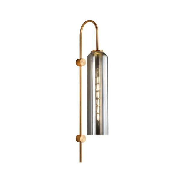 

wall lamp simple modern led light fixtures brass glass bedside loft vintage sconces indoor decor lighting luminaire