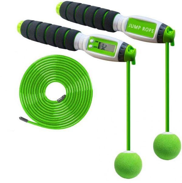 

jump ropes 2.9m professional adjustable long rope with electronic counter non-slip abs handle durable tpe sport portable equipmen