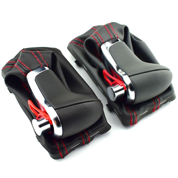 

car leather chrome gear shift knob shift knobs for a7 a3 a4 a5 a6 c6 q5 2009 2010 2011 2012 2014 4g1 713 139 r