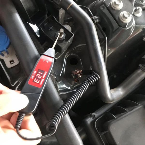 

diagnostic tools voltage meter pen car circuit universal 5-36v lcd digital tester scanner power probe automotive tool