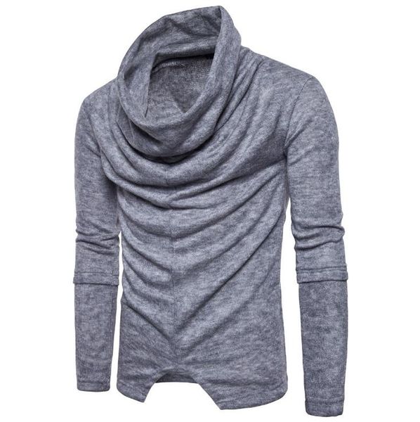 

men's sweaters 2021 autumn knitwear british style turtleneck slim fit pullovers men casual knitted male clothing us size, White;black