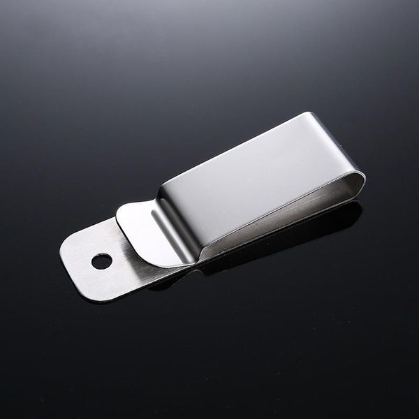 

creative 304 stainless steel wallet multi-purpose male and female waist hanging clip key chain bank card holder bill party favor
