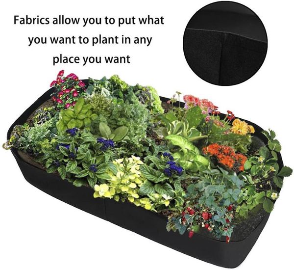 

planters & pots round garden grow bag jardin jardim jardinage ogrod raised plant bed flower planter elevated vegetable box#y20