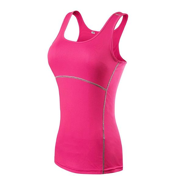 

camisoles & tanks women sportswear vest fitness tight clothing sleeveless running shirt quick dry white yo-ga big size, Black;white