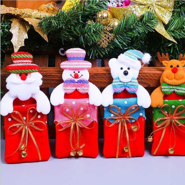 

christmas decorations decoration snowman elk children's gift bag tree pendant storage elderly supplies1