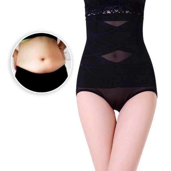 

women high waist trainer body shaper panties tummy belly control slimming shapewear girdle underwear women's shapers, Black;white
