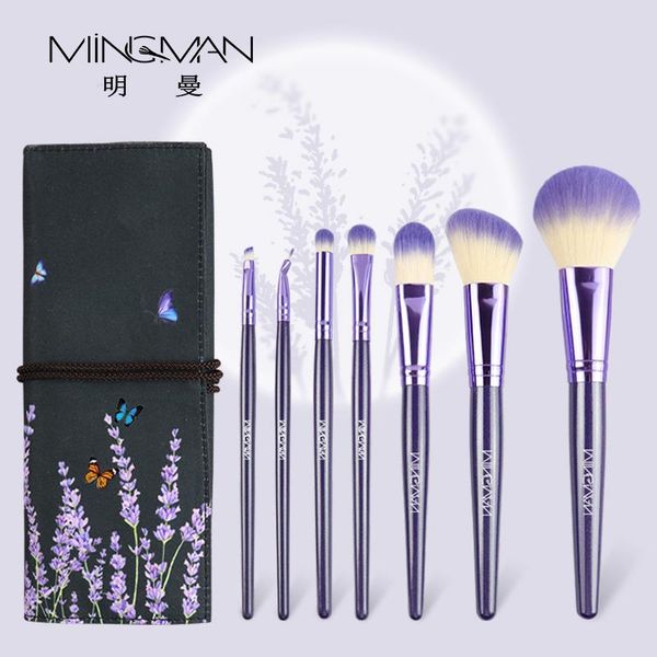 

makeup brushes 7/8pcs set cosmetic powder eye shadow foundation blush blending beauty make up kabuki brush daily care tools
