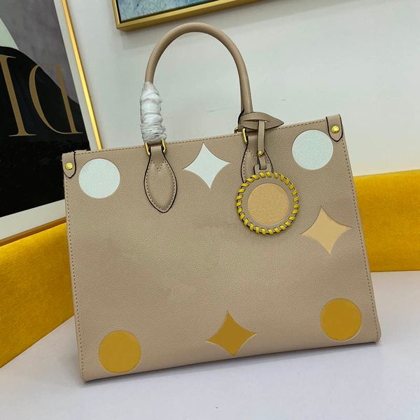 

genuine leather women handbags luxury bags brand woman tote size 34x26x13cm model m45717
