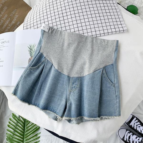 

maternity bottoms make pregnant women pants summer bull-puncher knickers fashion cotton abdominal clothes, White