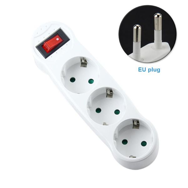 

smart power plugs home use electrical easy install socket 1 to 3 way conversion wireless expansion eu standard 16a 250v outlet german plug