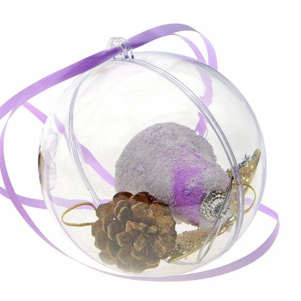 

factory outlet christmas decoration party decoration 10pcs christmas tress decorations ball 9/10/12cm transparent open p