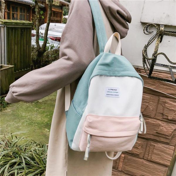 

outdoor bags 2021 fashion backpack lady casual shoulder bag teen girl rucksack ladies