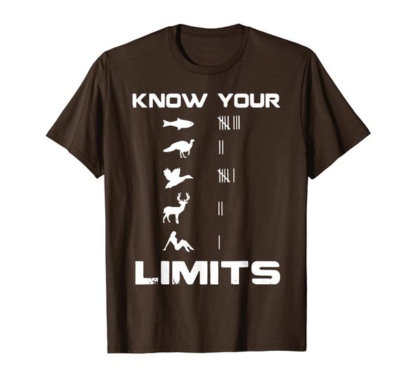 

know your limits t shirt, White;black