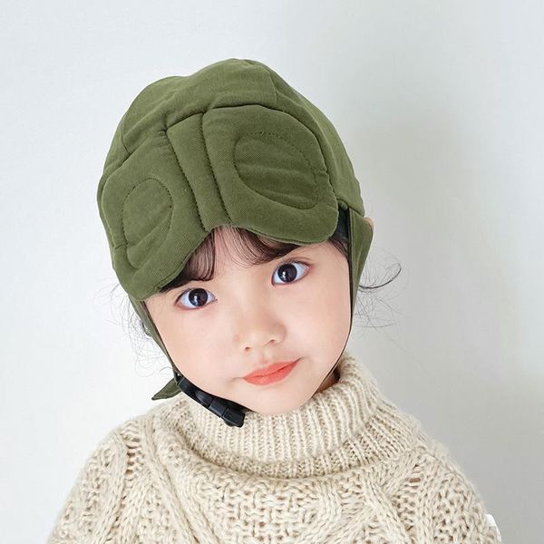 

caps & hats autumn boys and girls fashion flight hat kids design blindfold, Yellow